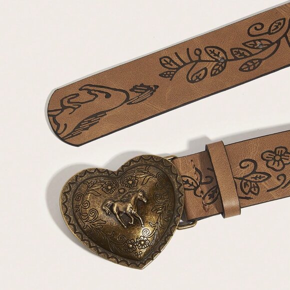 Camel Casual Women's Buckle Belt - Picture 4 of 4